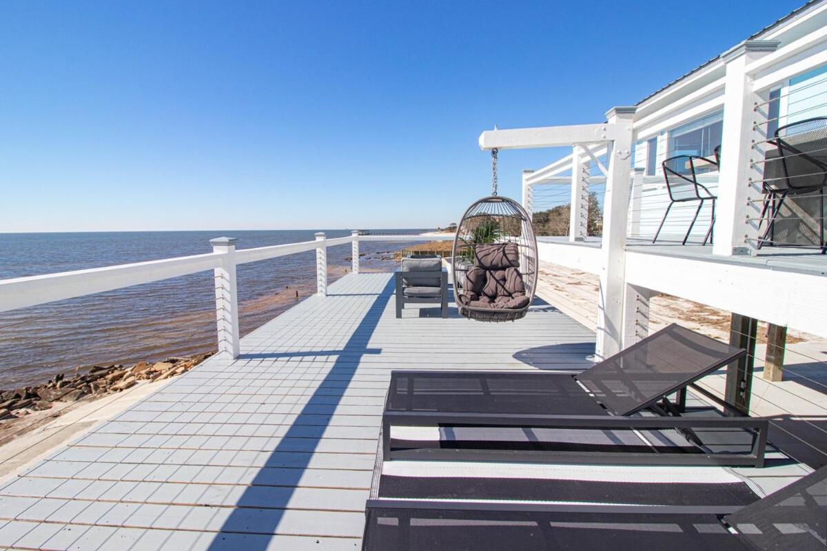 Private Waterfront Beach House With Fire-Pit Ocean Springs Exteriör bild